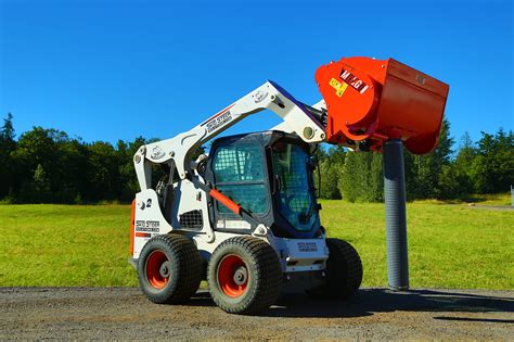 bobcat skid steer concrete mixer|cement mixer attachment for bobcat.